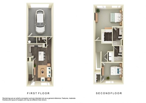 2 Bedroom & 2.5 Bathroom at Orchard Park Townhomes, Idaho Falls, ID